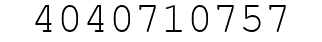 Number 4040710757.
