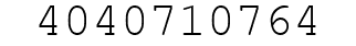 Number 4040710764.
