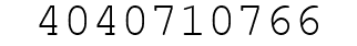 Number 4040710766.