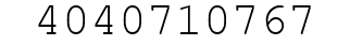 Number 4040710767.