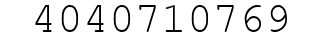Number 4040710769.