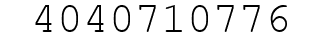 Number 4040710776.