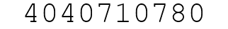 Number 4040710780.