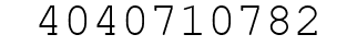 Number 4040710782.