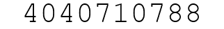 Number 4040710788.