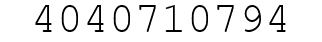 Number 4040710794.