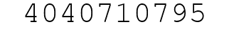 Number 4040710795.