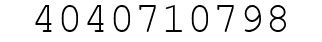 Number 4040710798.