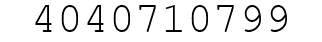 Number 4040710799.