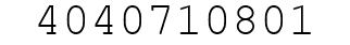 Number 4040710801.