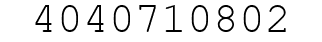 Number 4040710802.