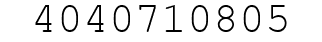 Number 4040710805.