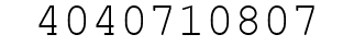 Number 4040710807.