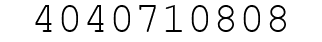 Number 4040710808.
