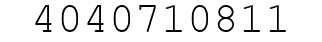 Number 4040710811.