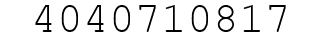 Number 4040710817.