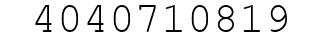 Number 4040710819.