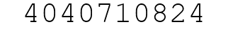 Number 4040710824.