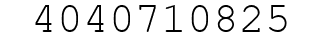Number 4040710825.