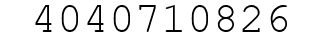 Number 4040710826.