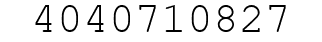 Number 4040710827.