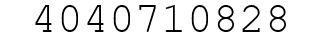 Number 4040710828.
