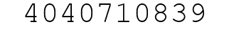 Number 4040710839.
