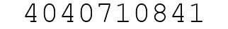 Number 4040710841.