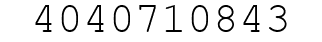 Number 4040710843.