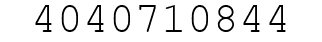 Number 4040710844.
