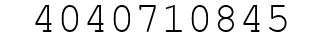 Number 4040710845.