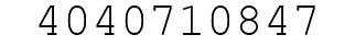 Number 4040710847.