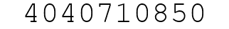 Number 4040710850.