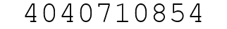 Number 4040710854.