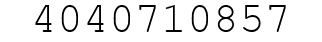 Number 4040710857.