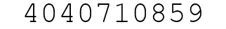 Number 4040710859.