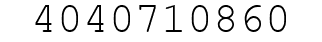 Number 4040710860.