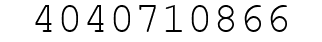Number 4040710866.