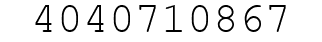 Number 4040710867.