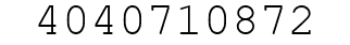Number 4040710872.
