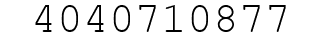 Number 4040710877.