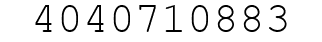 Number 4040710883.