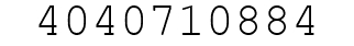 Number 4040710884.