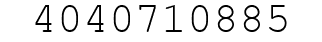 Number 4040710885.