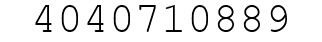 Number 4040710889.