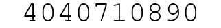 Number 4040710890.
