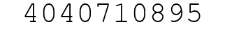 Number 4040710895.