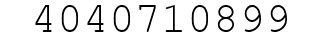 Number 4040710899.