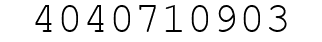 Number 4040710903.