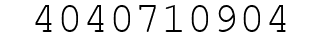 Number 4040710904.